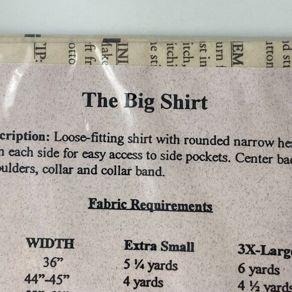 My Secret Shelf Pattern Big Shirt XS-3X Uncut Asian Inspired Patchwork Mature - Picture 5 of 6